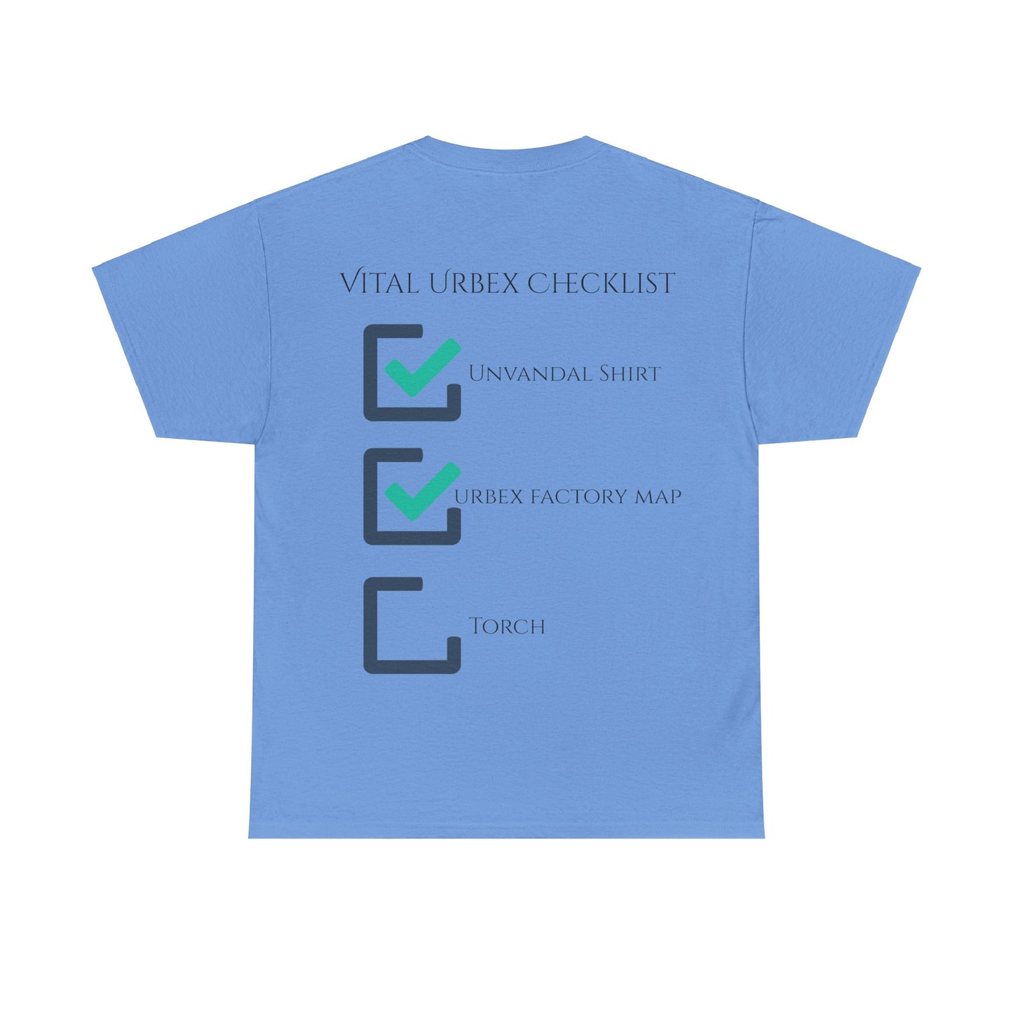 Unvandal x The Urbex Factory Checklist Shirt