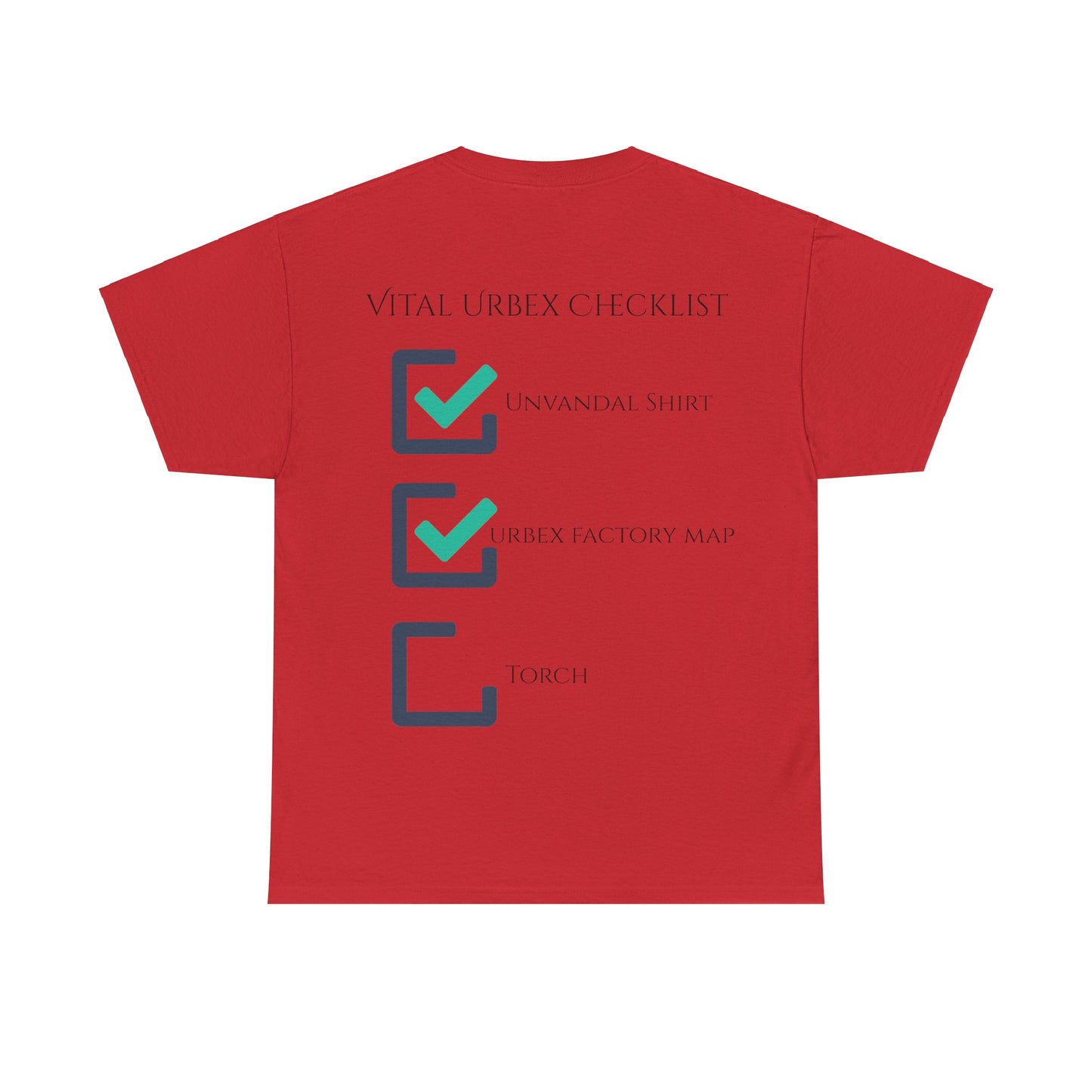 Unvandal x The Urbex Factory Checklist Shirt