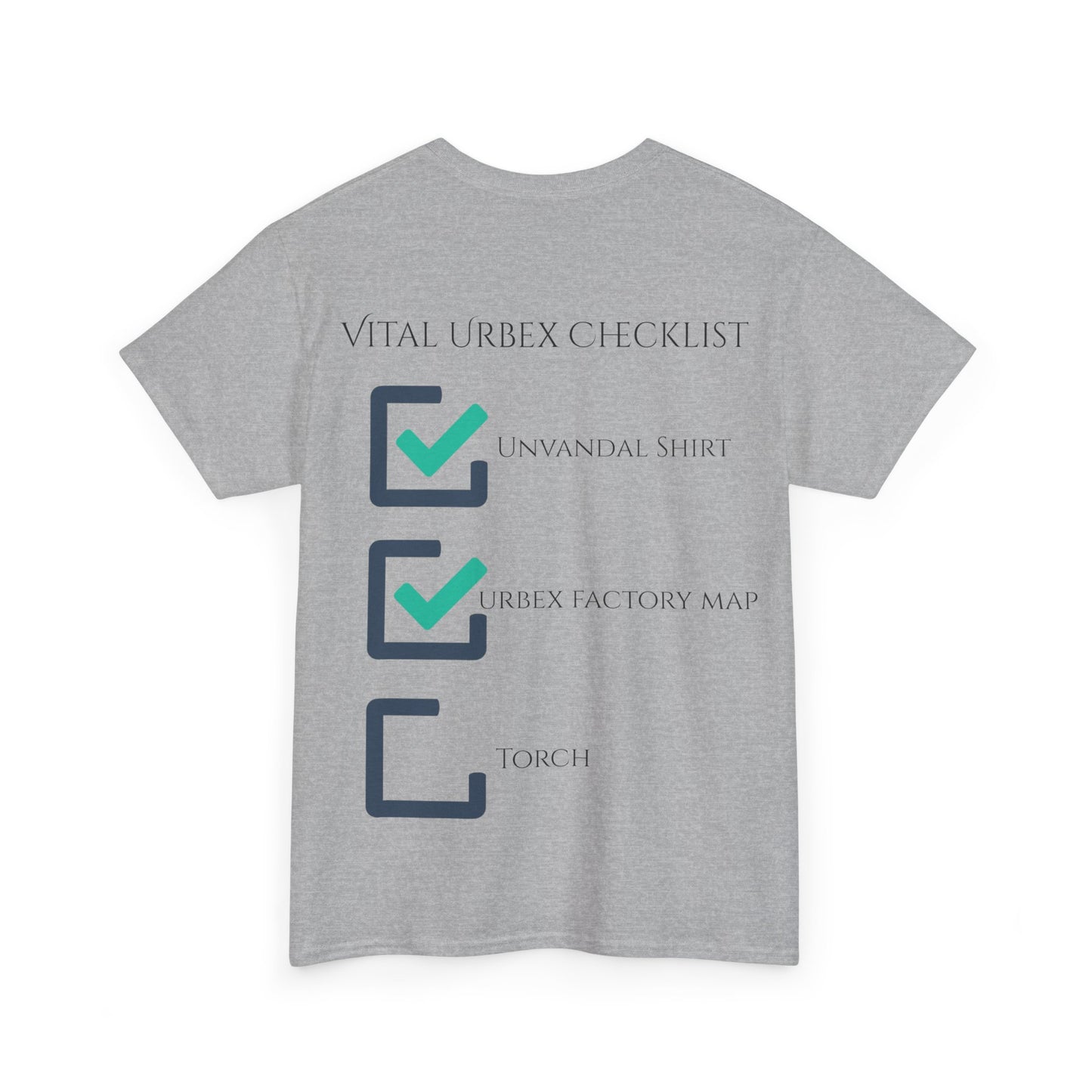 Unvandal x The Urbex Factory Checklist Shirt