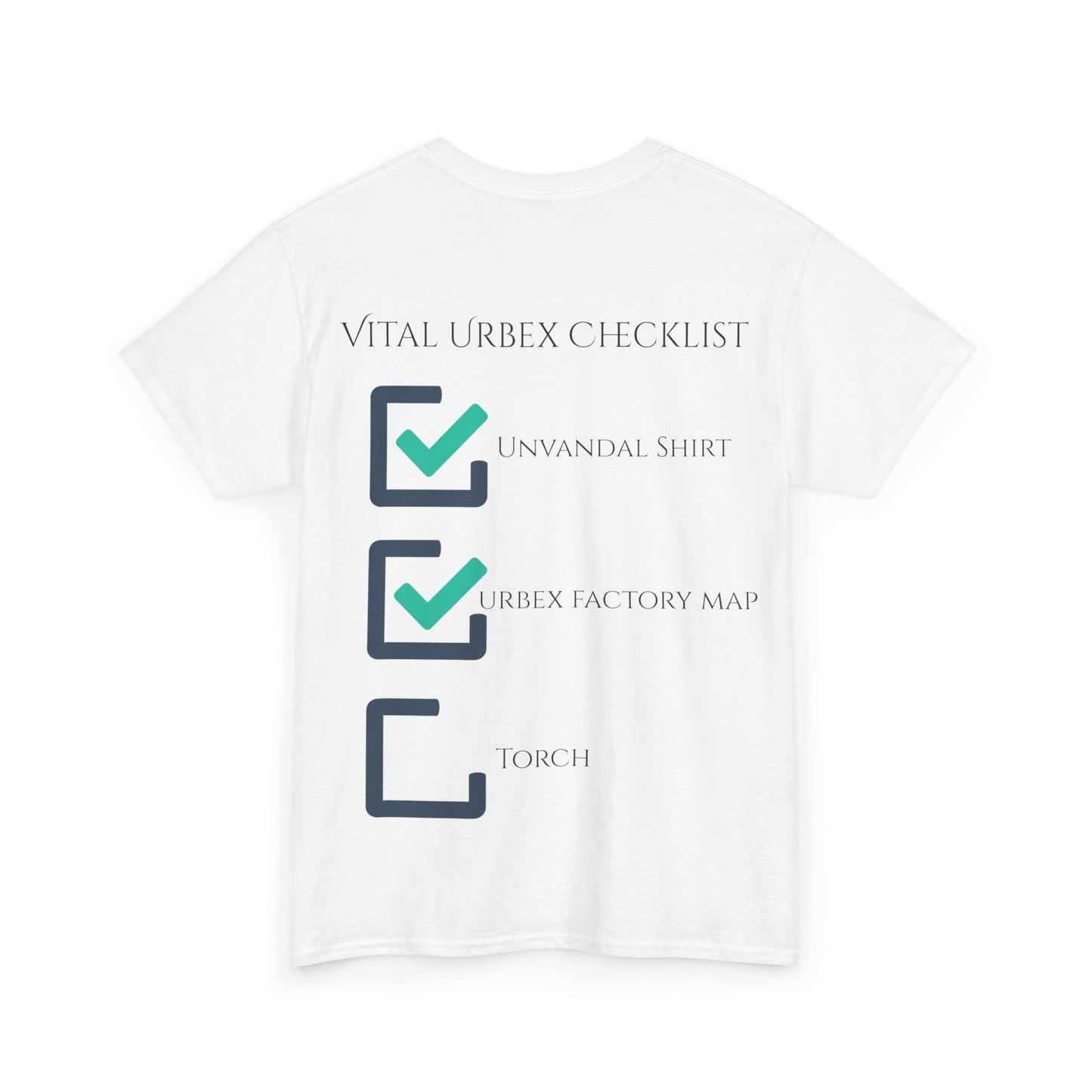 Unvandal x The Urbex Factory Checklist Shirt