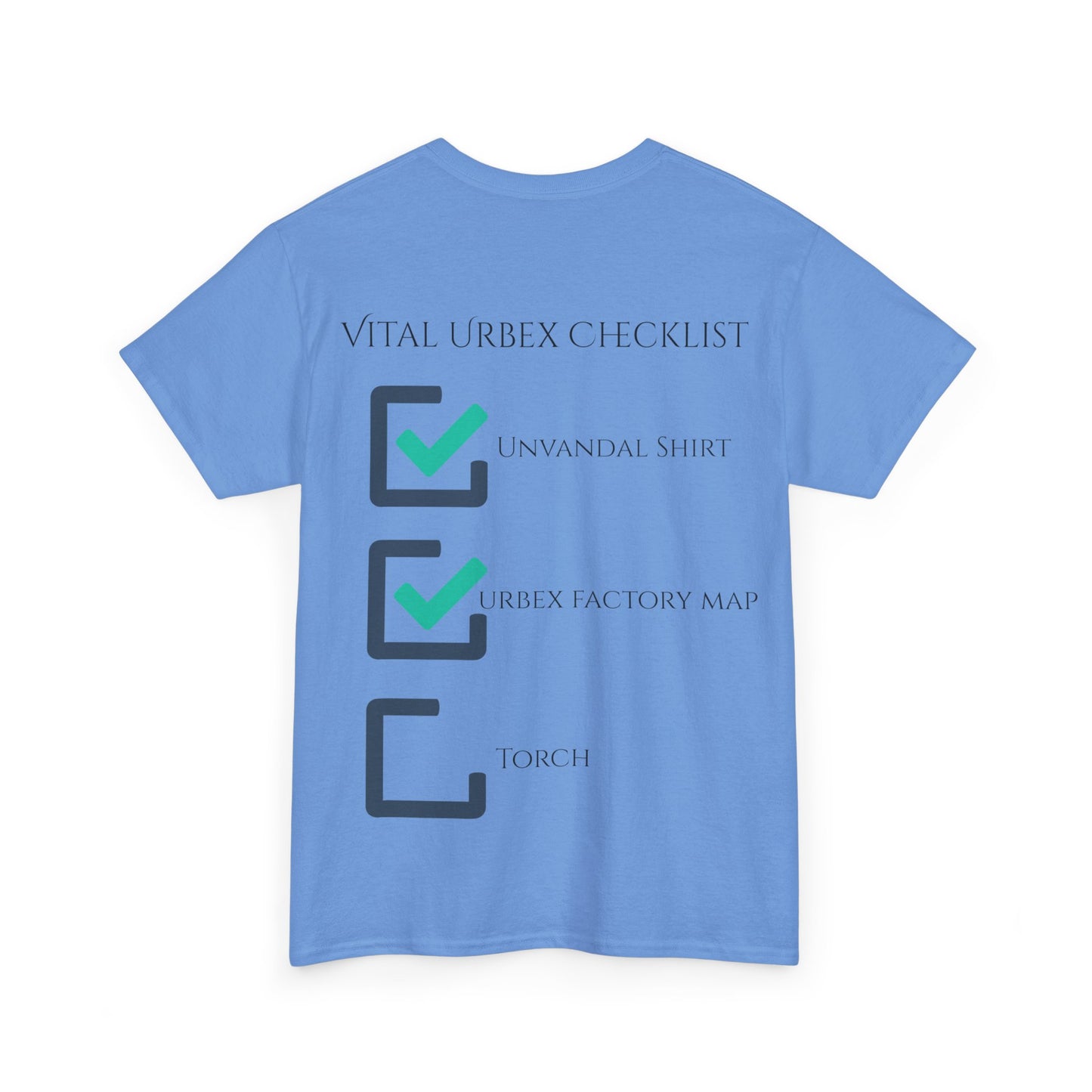 Unvandal x The Urbex Factory Checklist Shirt