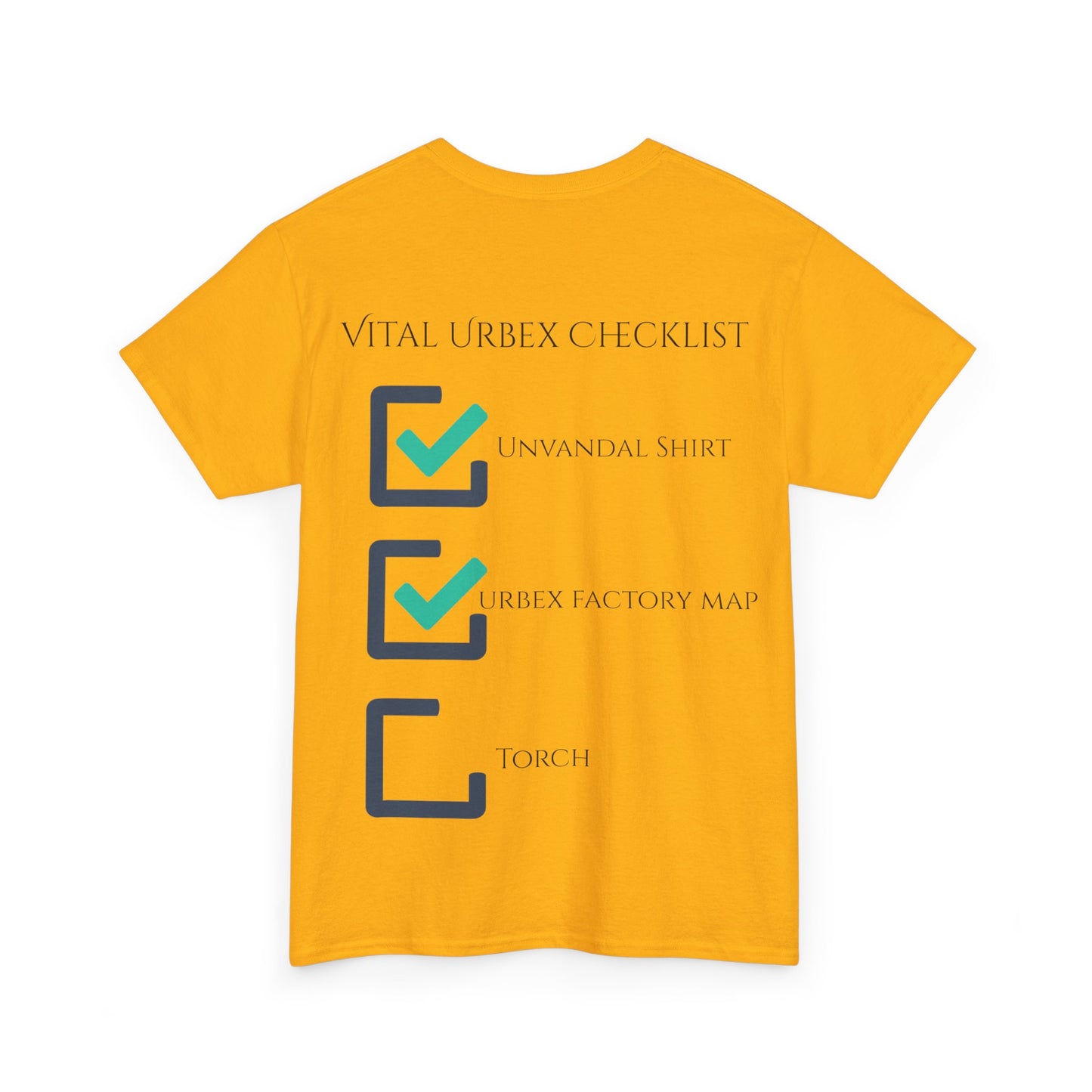 Unvandal x The Urbex Factory Checklist Shirt