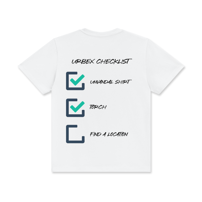 Urbex Checklist shirt