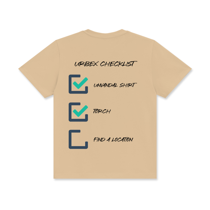 Urbex Checklist shirt